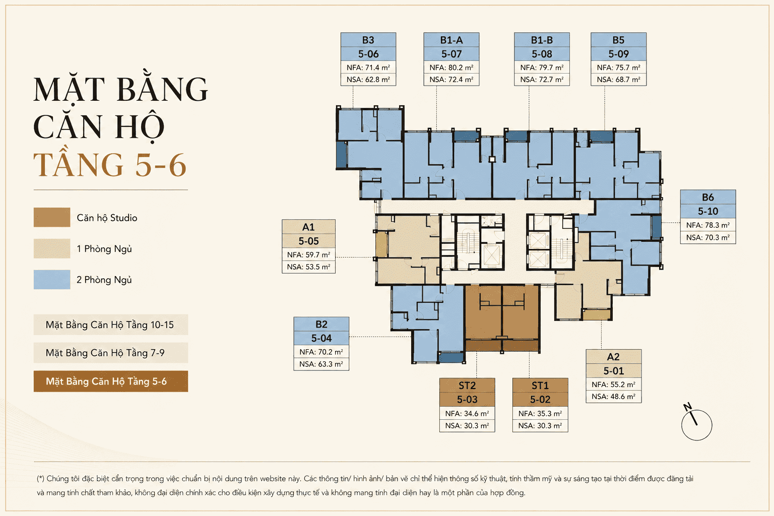 Mặt bằng tầng điển h&igrave;nh The Westique 
